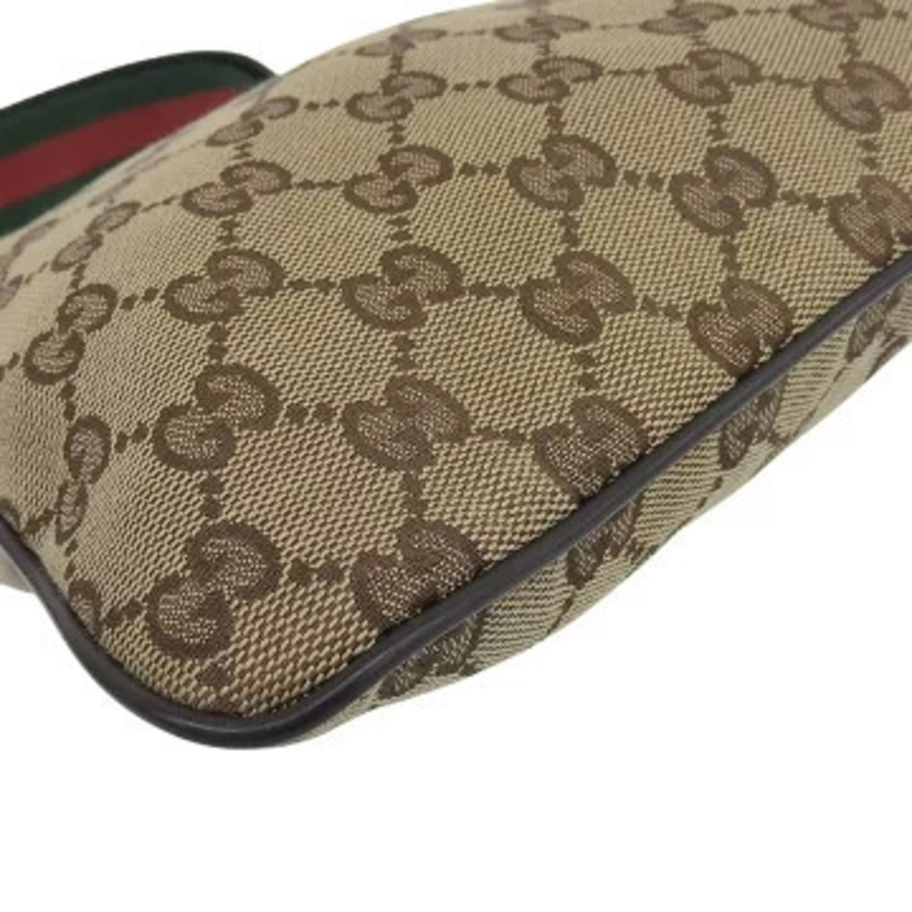 Gucci Crossbody Brown GG Shoulder Canvas Bag - Picture 4 of 8